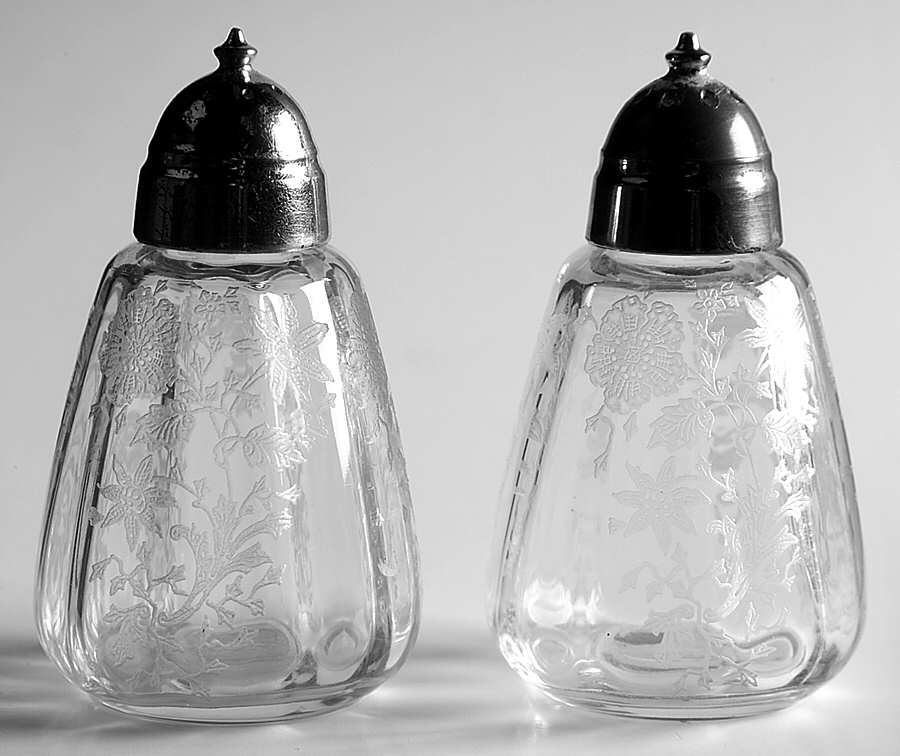 Wildflower Clear Shaker Set with Metal Lids by Cambridge-1