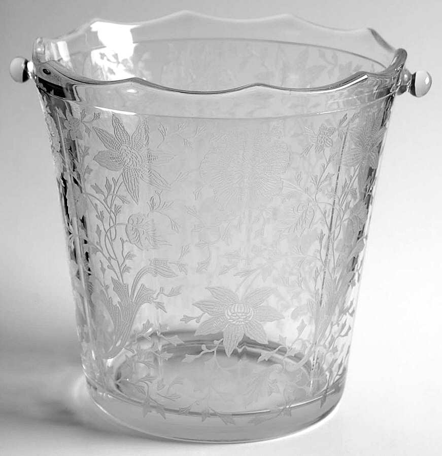 Wildflower Clear 3400/851 Ice Bucket, No Handle by Cambridge-1