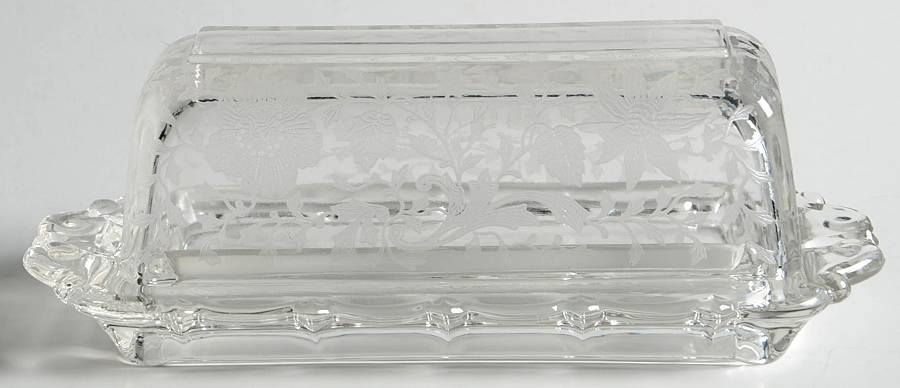 Wildflower Clear 1/4 Pound Covered Butter by Cambridge-1