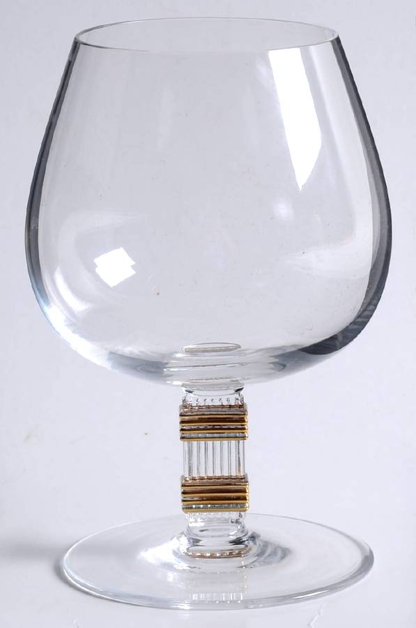 Gaudron Gold Brandy Glass by Christian Dior-1