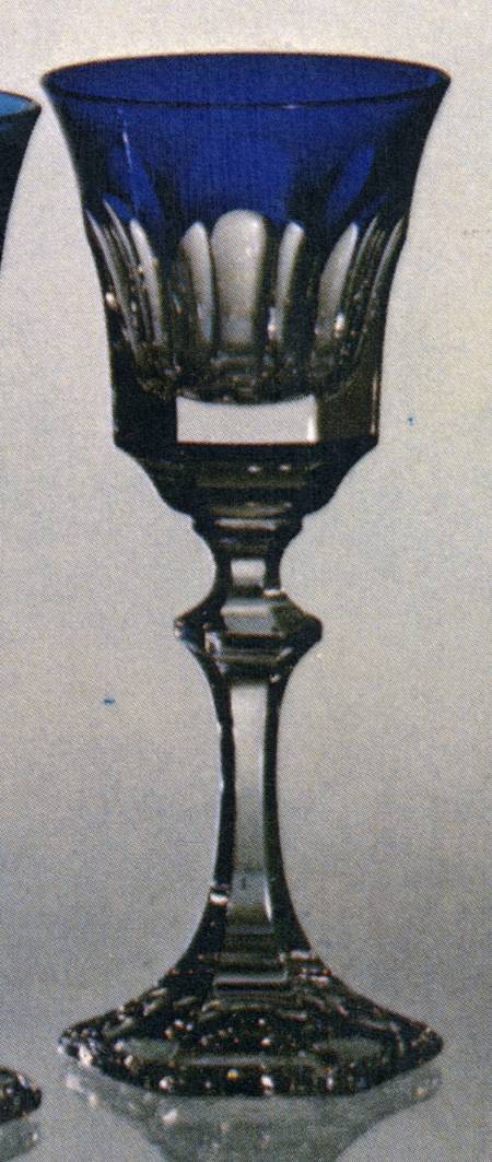 Chenonceaux Cobalt Blue Wine by Cristal de Sevres-1