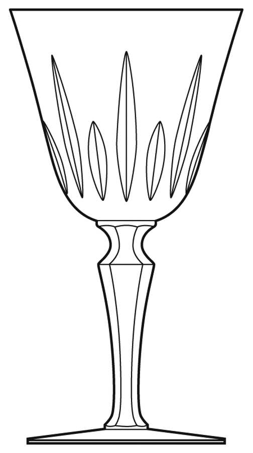 Colorado Water Goblet by Cristal de Sevres-1