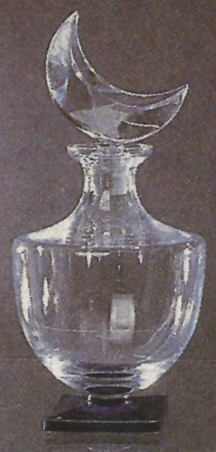 Luna Decanter & Stopper by Cristal de Sevres-1