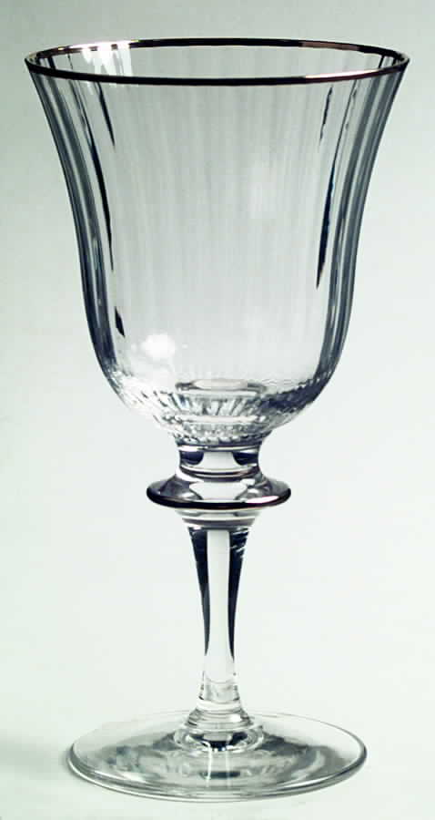 Ritz Gold Water Goblet by Cristal de Sevres-1