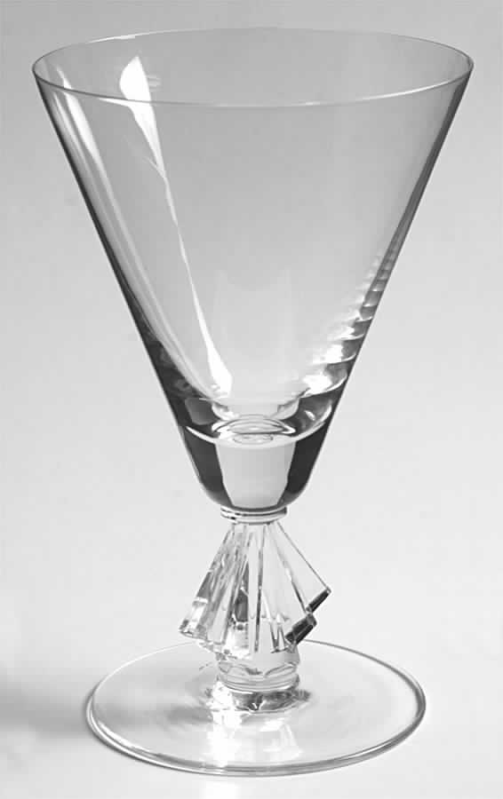 Watteau Water Goblet by Cristal de Sevres-1