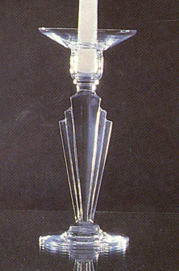 Watteau 8" Pillar Candleholder by Cristal de Sevres-1