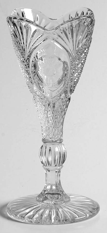 Sunk Daisy Clear 6" Flower Vase by Co-Operative Flint-1