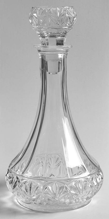 Fascination Decanter & Stopper by Cristal de Flandre-1
