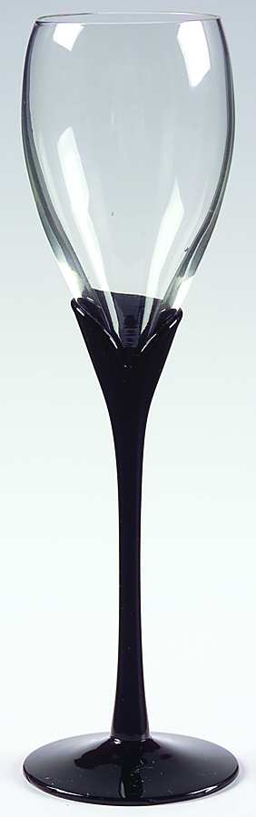 Amaryllis Black (Non Frosted) Cordial Glass by Colony-1