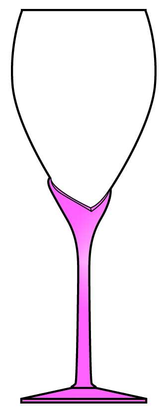 Amaryllis (Pink Gloss) Water Goblet by Colony-1
