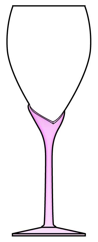 Amaryllis (Pink Satin) Water Goblet by Colony-1