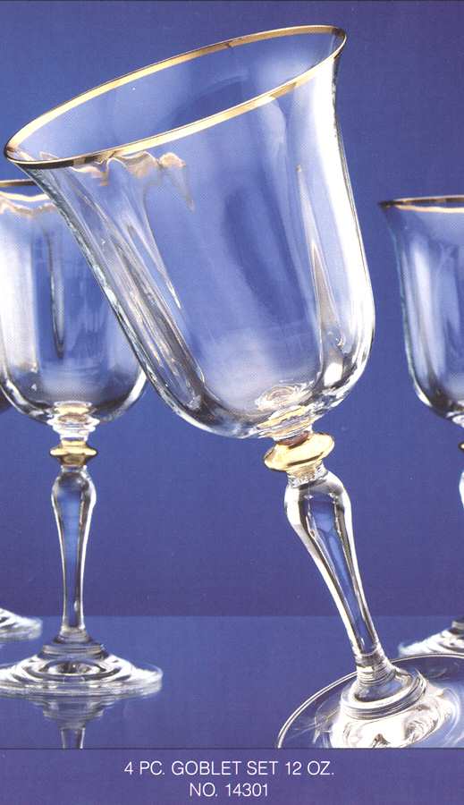 Classic Gold Water Goblet by Colony-1
