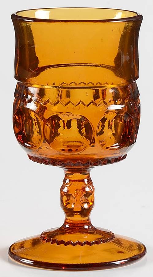 Color Crown Amber (Dark) Cordial Glass by Colony-1