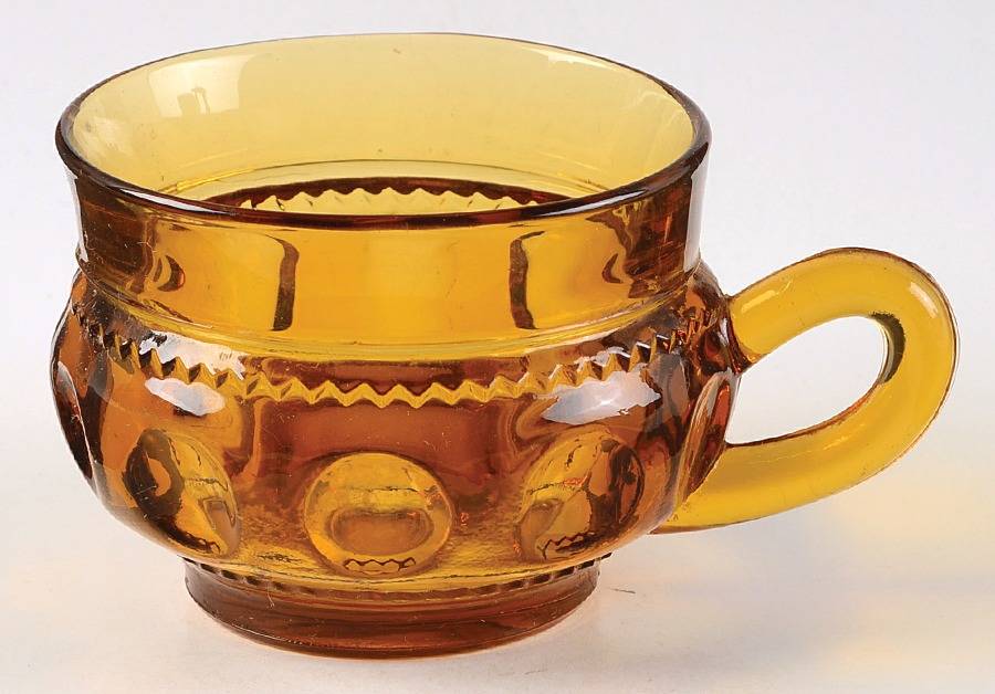 Color Crown Amber (Dark) Punch Cup by Colony-1