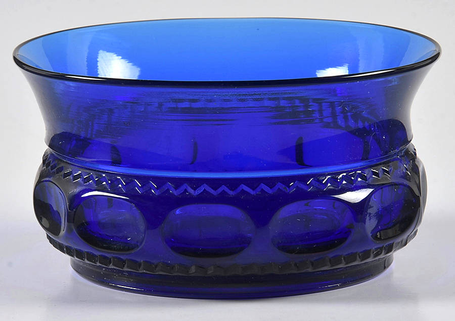 Color Crown Cobalt Small Fruit Dessert Bowl by Colony-1