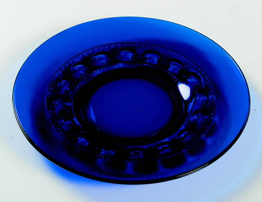 Color Crown Cobalt Luncheon Plate by Colony-1