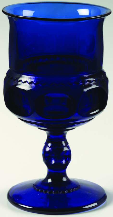 Color Crown Cobalt Water Goblet by Colony-1