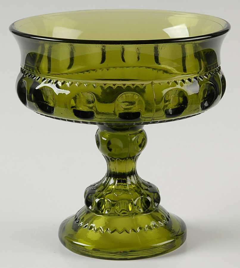 Color Crown Green Round Compote (Height X Width) by Colony-1