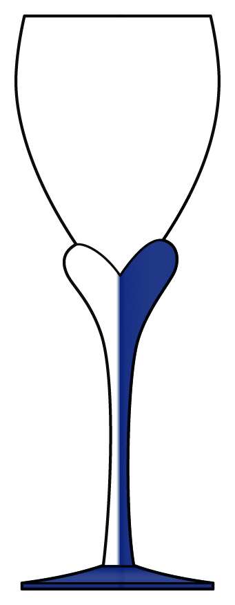 Duo Water Goblet by Colony-1