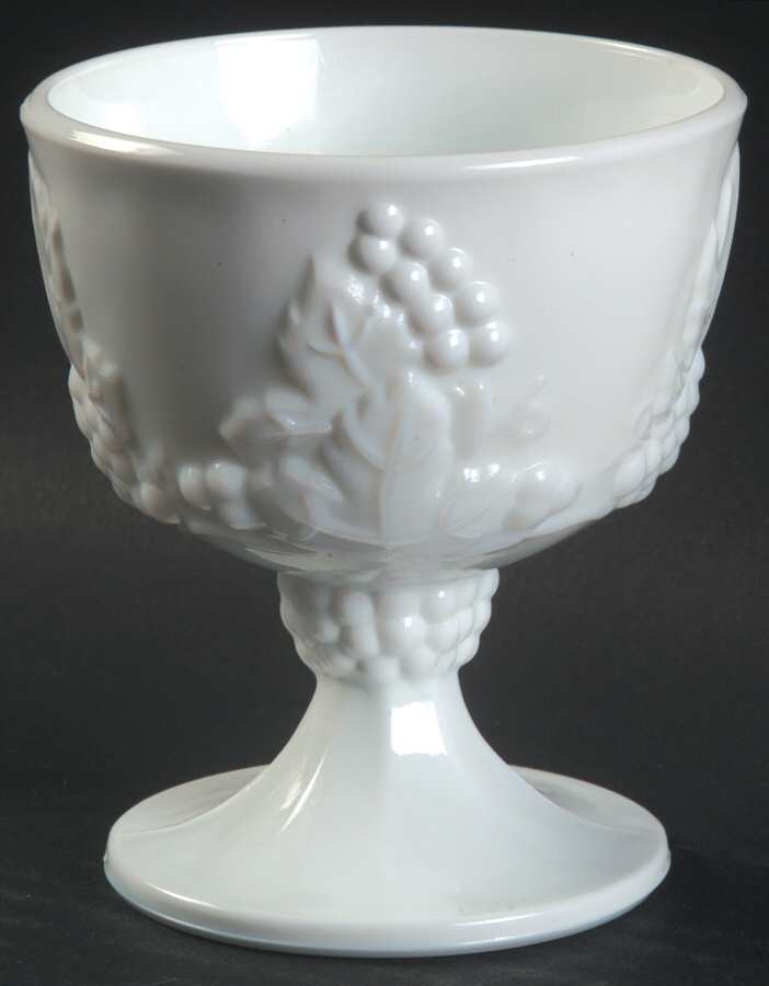 Harvest Milk Glass Open Sugar by Colony-1