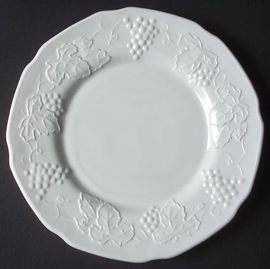 Harvest Milk Glass Luncheon Plate by Colony-1