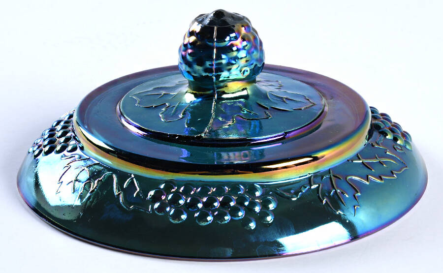 Harvest Carnival (Blue) Lid for Wedding Bowl by Colony-1