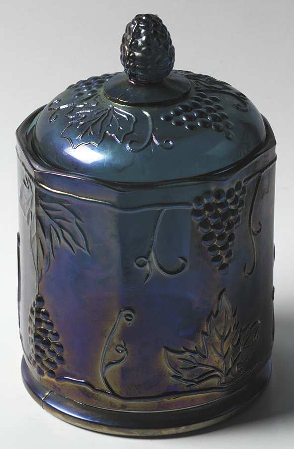 Harvest Carnival (Blue) Small Canister & Lid by Colony-1