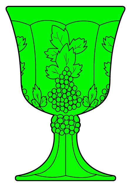 Harvest Green Water Goblet by Colony-1