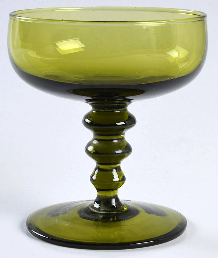 Helena Green Champagne/Tall Sherbet by Colony-1