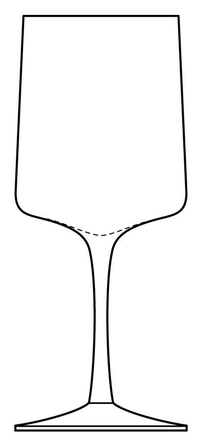 Neel Clear Water Goblet by Colony-1
