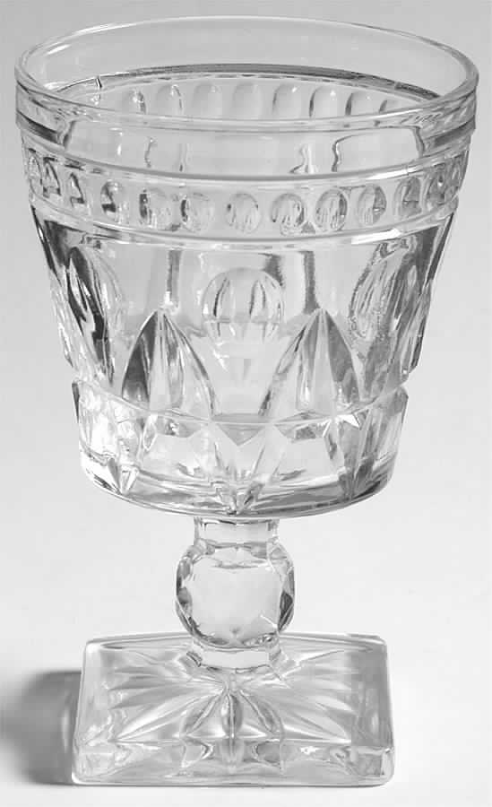 Park Lane Clear Water Goblet by Colony-1