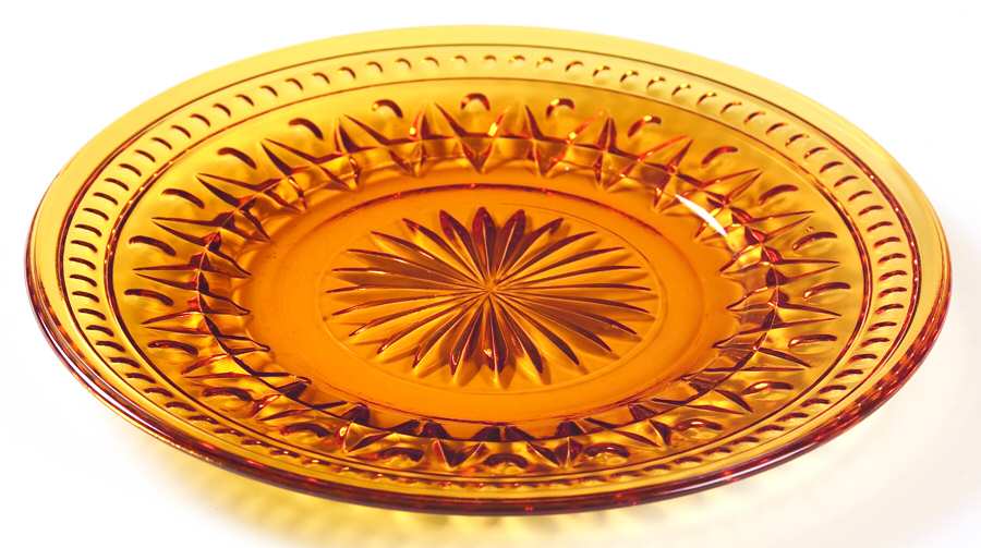 Park Lane Amber Luncheon Plate by Colony-1