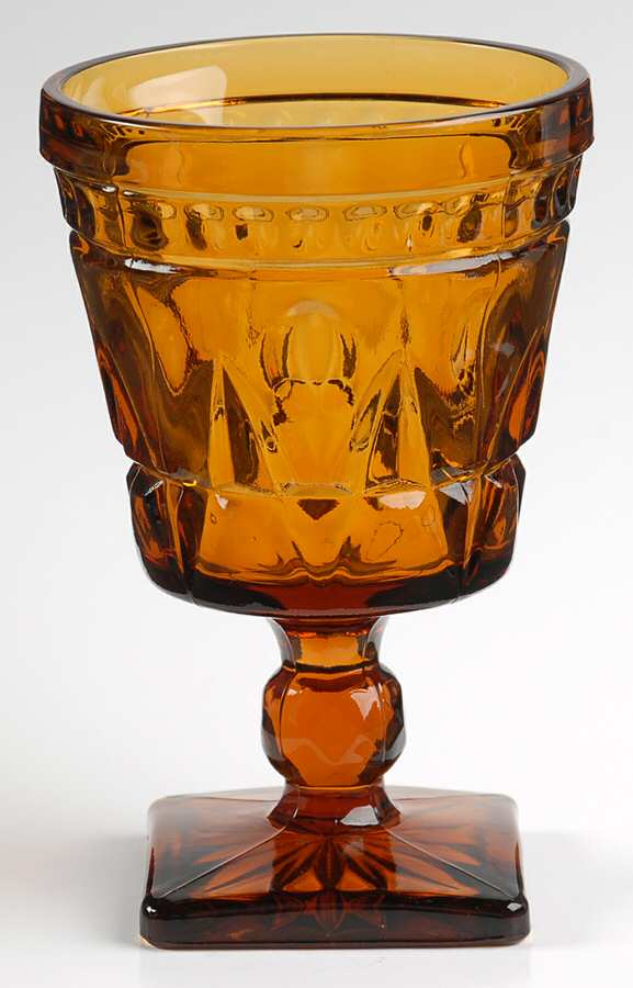 Park Lane Amber Water Goblet by Colony-1