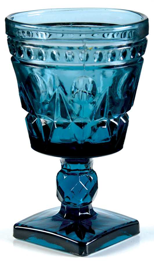Park Lane Blue Wine Glass by Colony-1