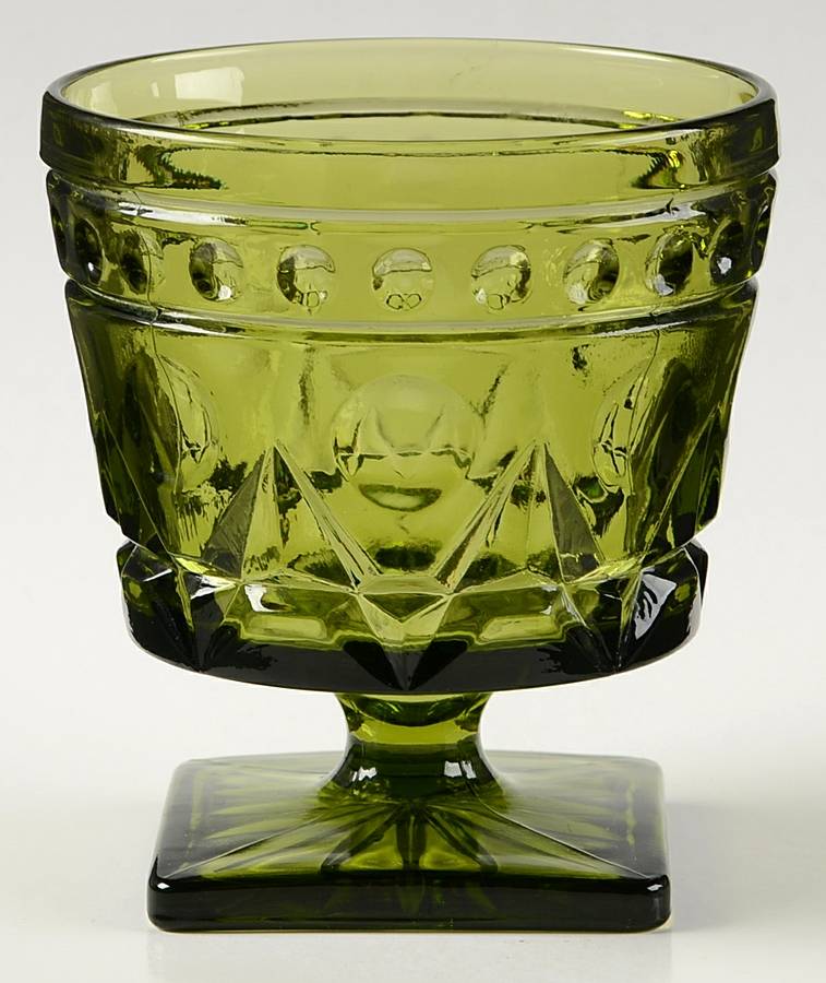 Park Lane Green Open Candy Dish by Colony-1