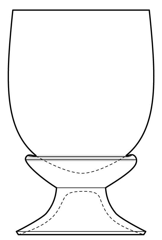 Picardo Clear Water Goblet by Colony-1