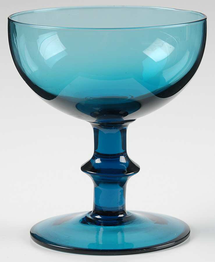 Provincial Peacock (Blue) Champagne/Tall Sherbet by Colony-1