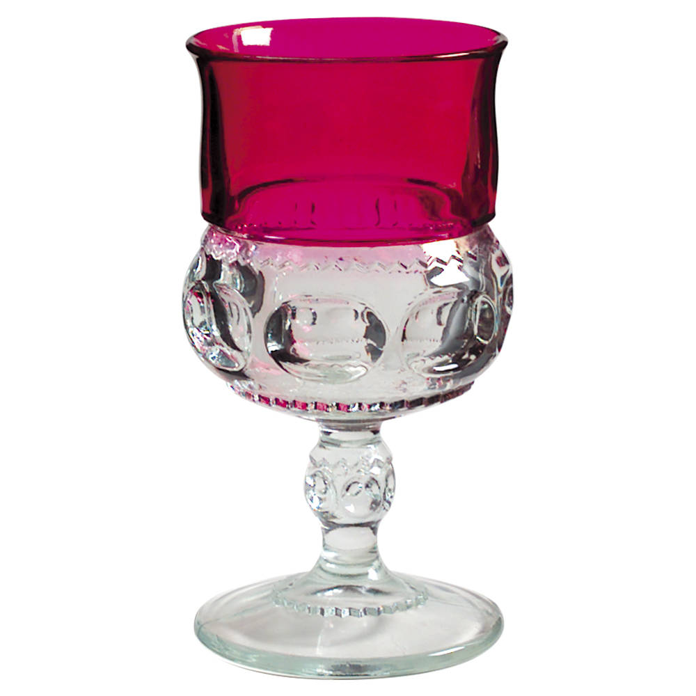 Ruby Crown Water Goblet by Colony-1