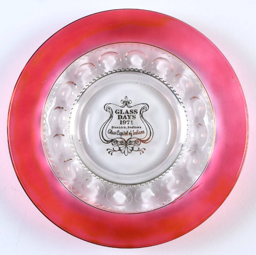 Ruby Crown Luncheon Plate by Colony-1