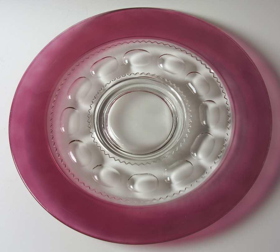 Ruby Crown Torte Plate by Colony-1