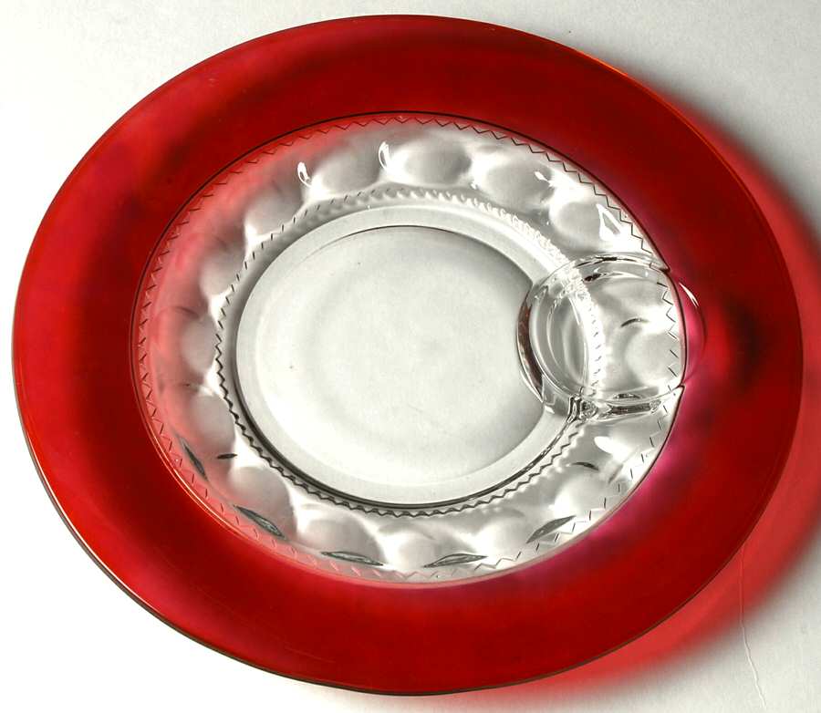 Ruby Crown Snack Plate No Cup by Colony-1