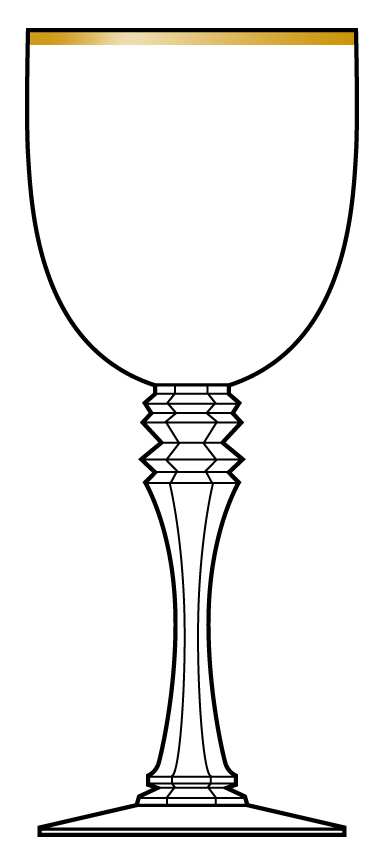 San Francisco Water Goblet by Colony-1
