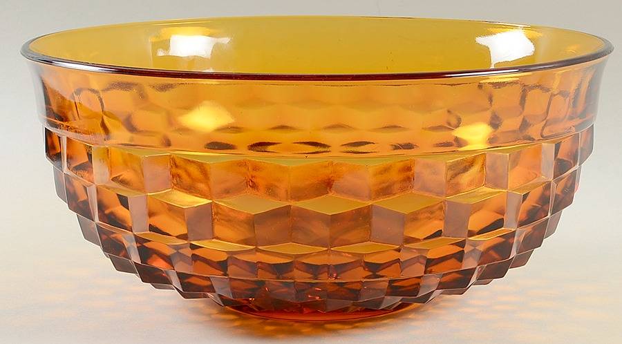 Whitehall Gold (Harvest Gold) Punch Bowl by Colony-1