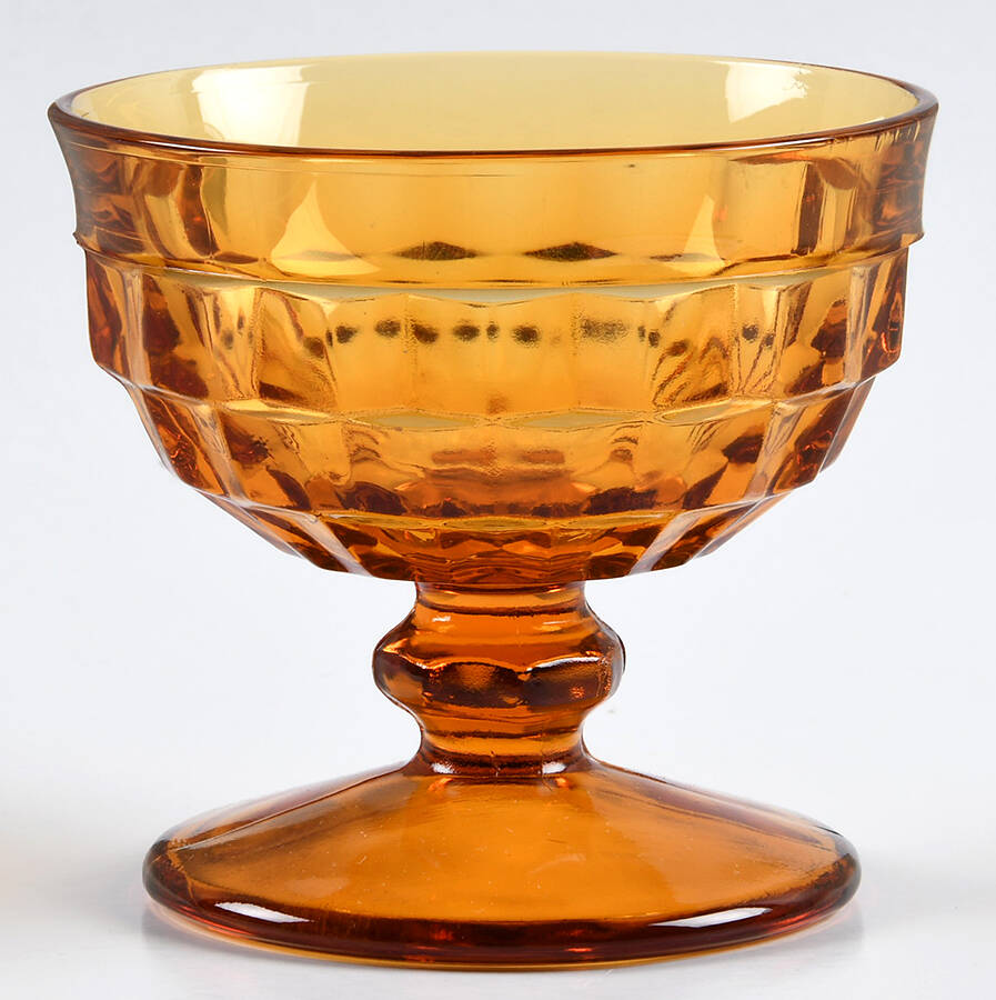 Whitehall Gold (Harvest Gold) Champagne/Tall Sherbet by Colony-1