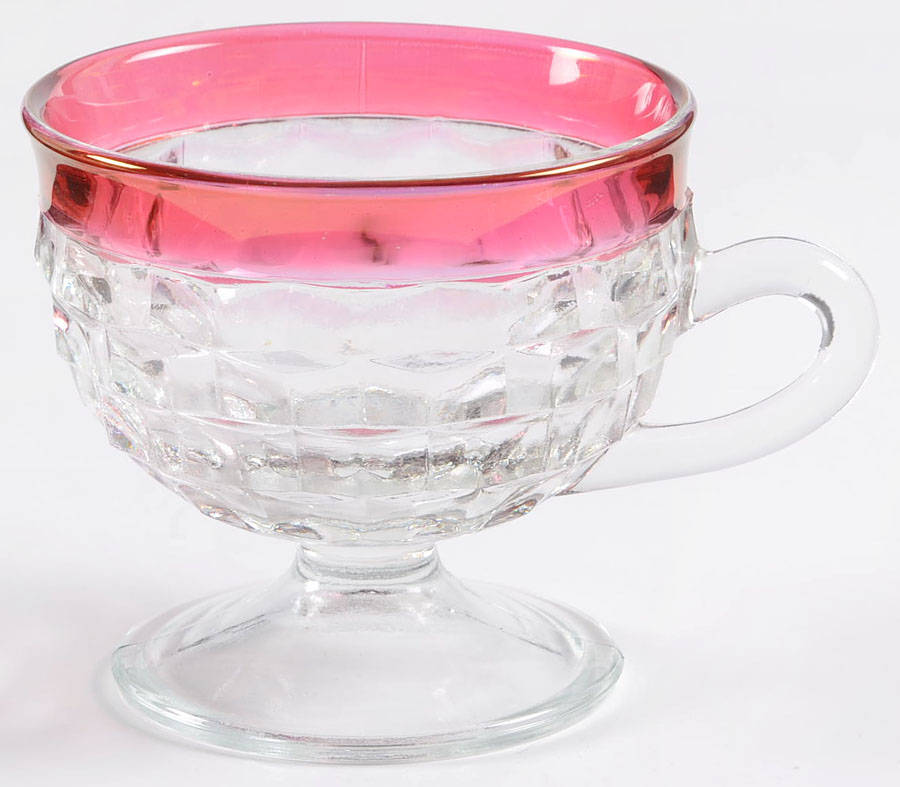 Whitehall Ruby Flash Crystal Punch Cup by Colony-1
