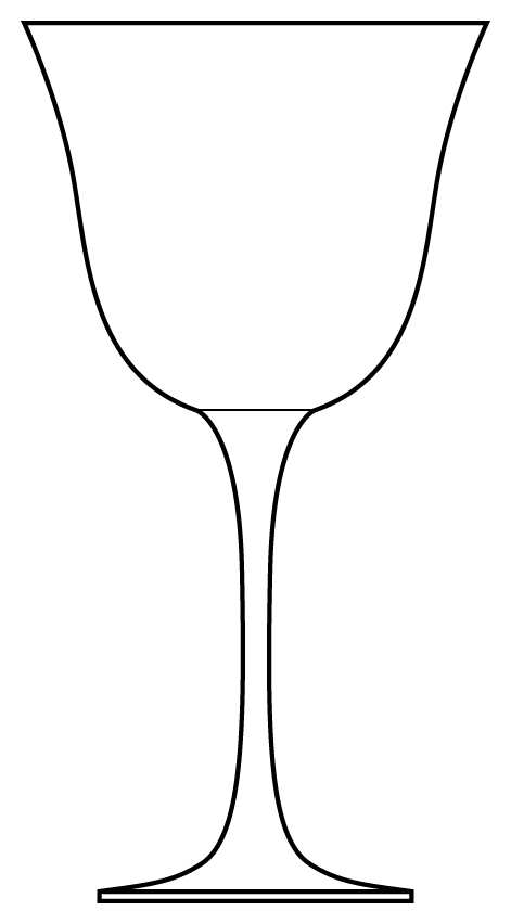 Americana Clear Water Goblet by Cristal D'Arques - Durand-1