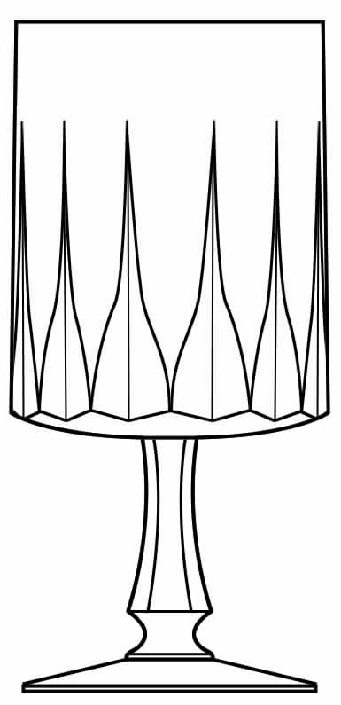 Bedford Water Goblet by Cristal D'Arques - Durand-1