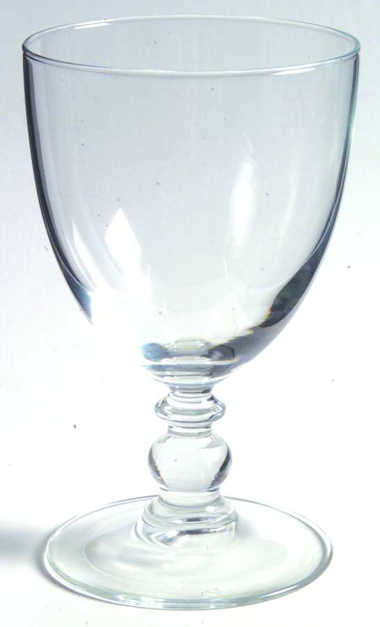 Courtyard Clear Water Goblet by Cristal D'Arques - Durand-1