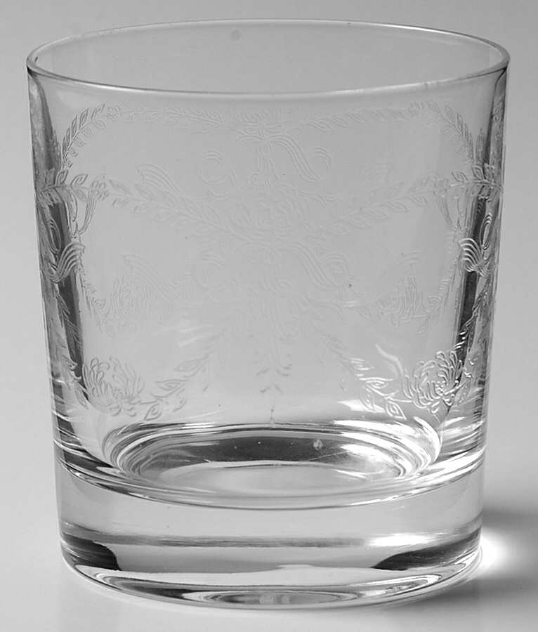 Fleury Gravure Venise 8 Oz Flat Tumbler by Cristal D'Arques - Durand-1