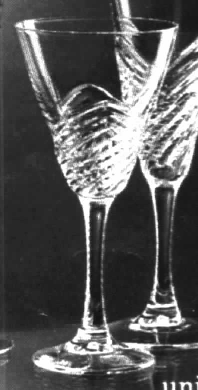 Fuseau Water Goblet by Cristal D'Arques - Durand-1
